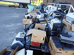 electronic recycling at Montana Tech