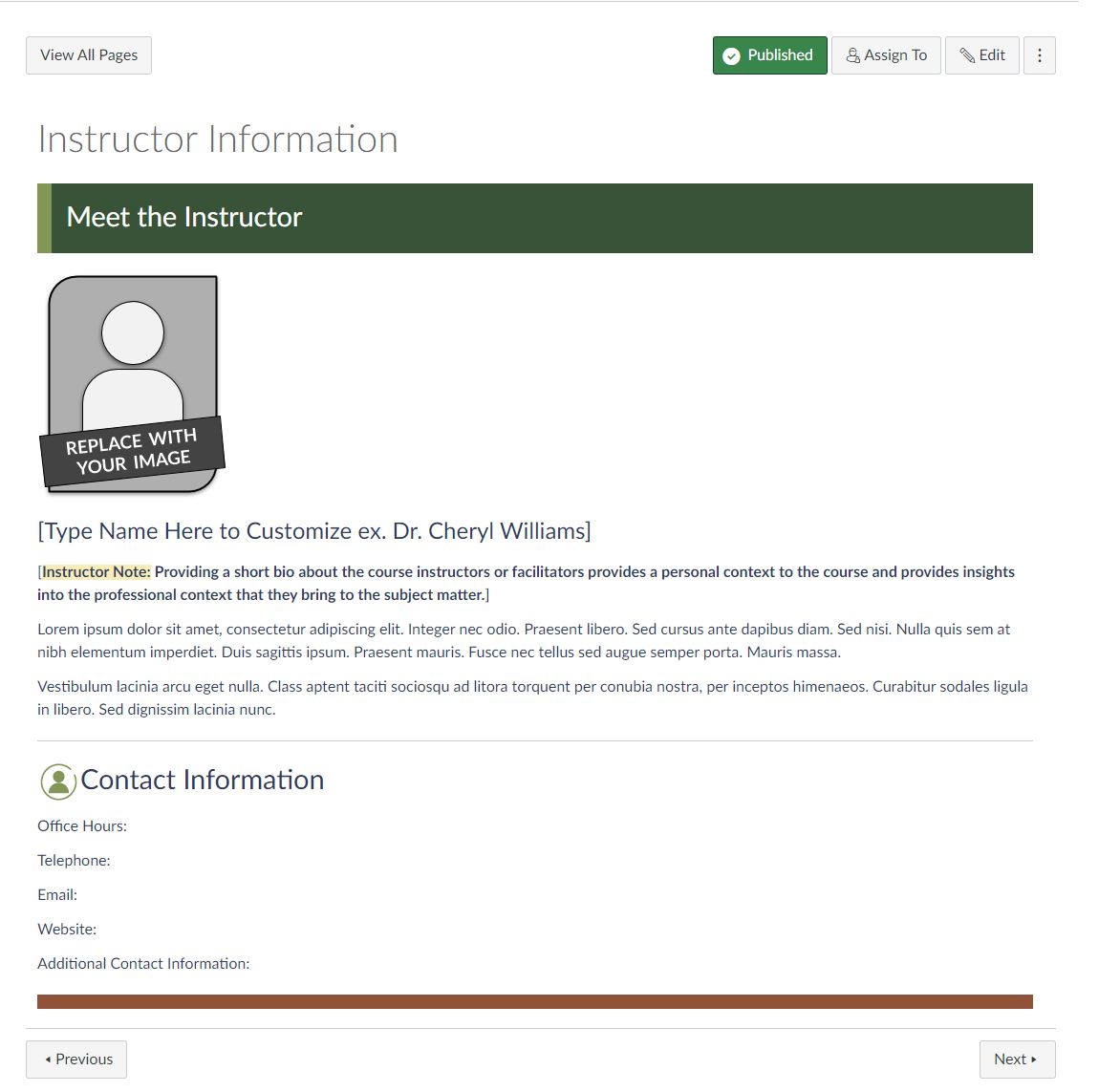 Image of Meet the Instructor