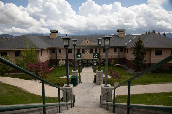 Exterior of Centennial Hall.