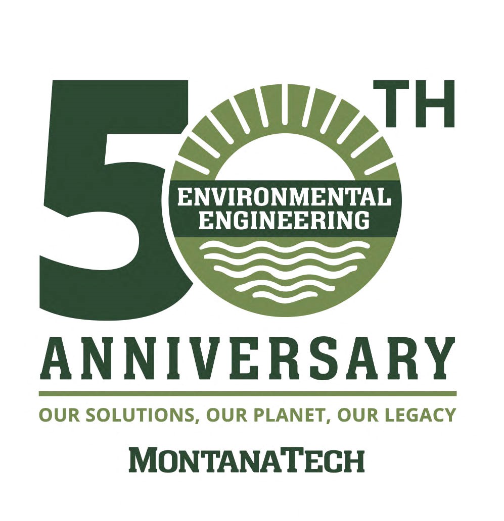Environmental Engineering 50 years of excellence logo