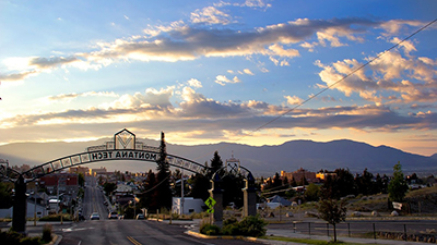 Montana Tech Arch view 2