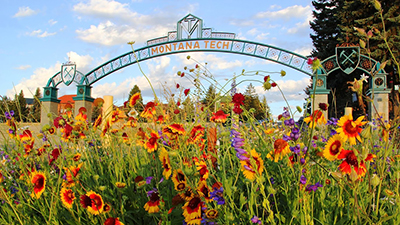 Montana Tech arch view 4