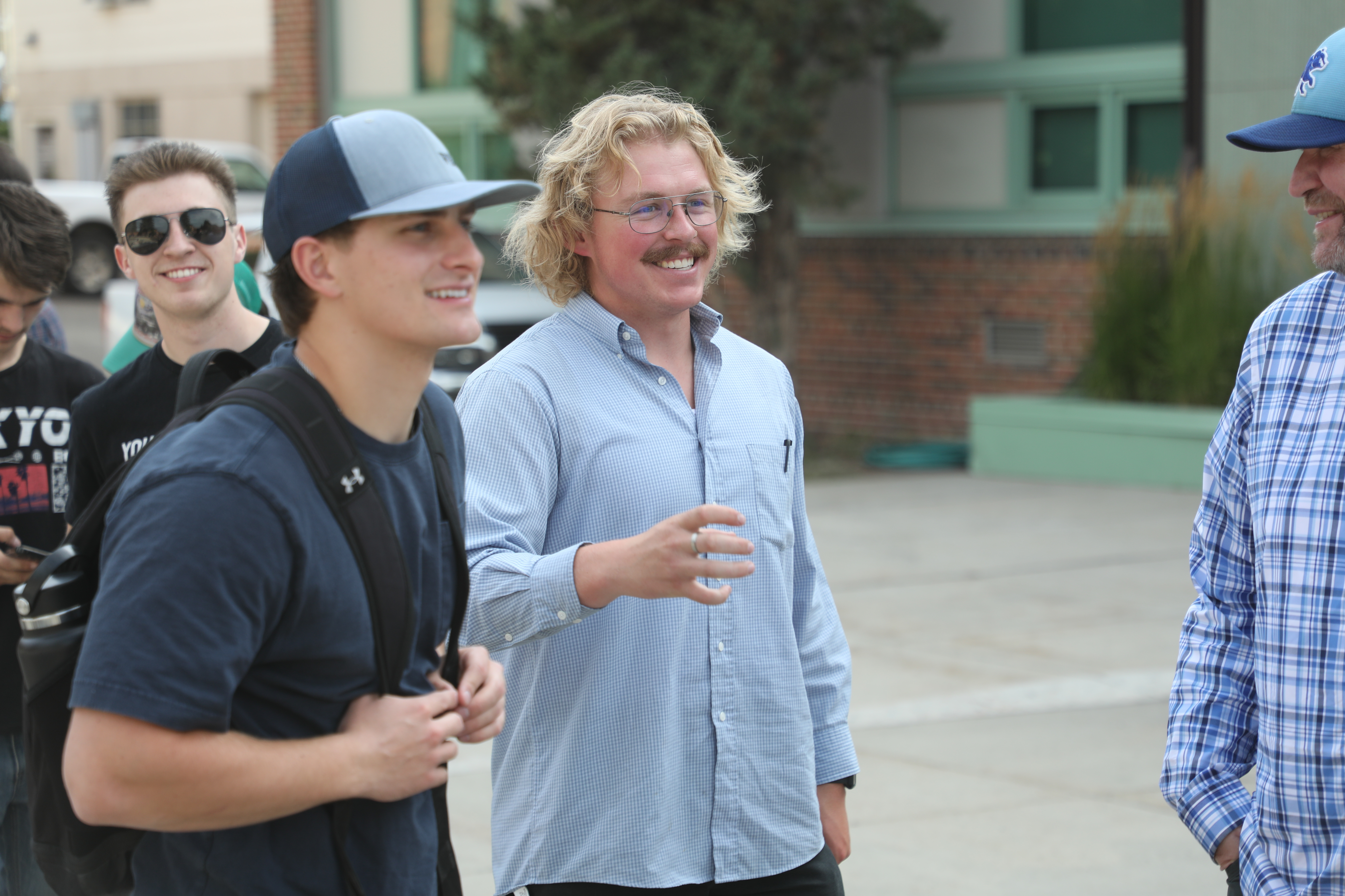 Students In Courtyard