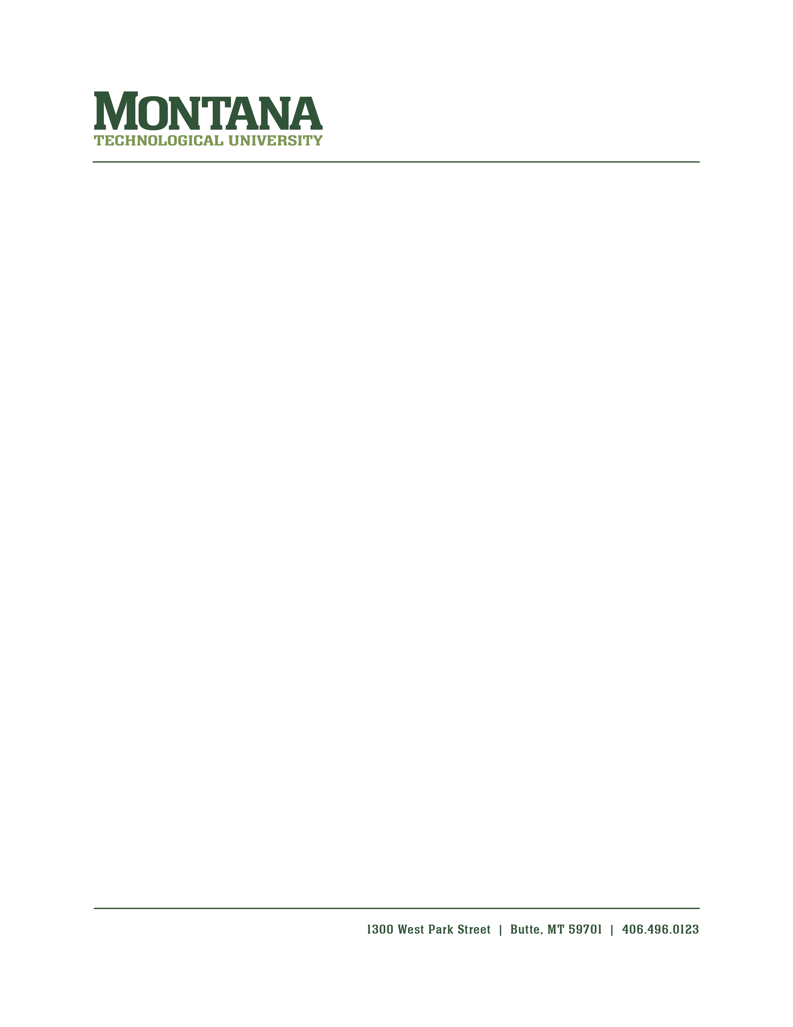 Letterhead example