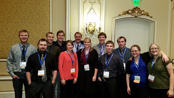 montana tech environmental students at Pacific Northwest International Section of the Air & Waste Management Association