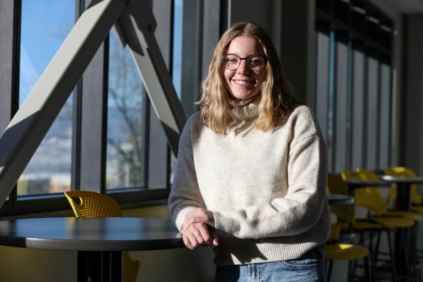 Brie Birkenbuel poses for a photo