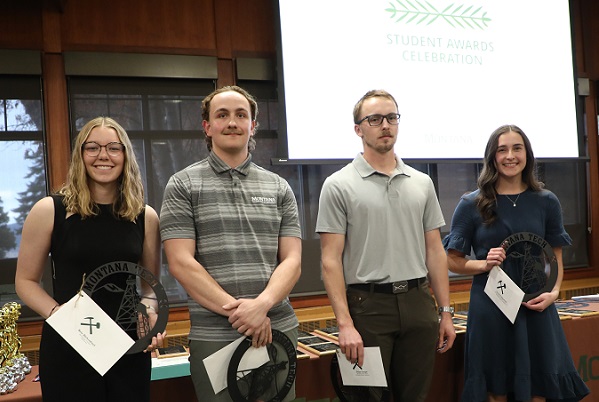 student valedictorians pose for a photo