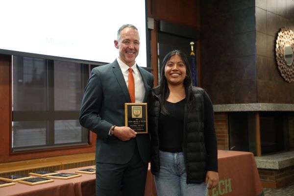 Chancellor Cook and Yolanda Antonio