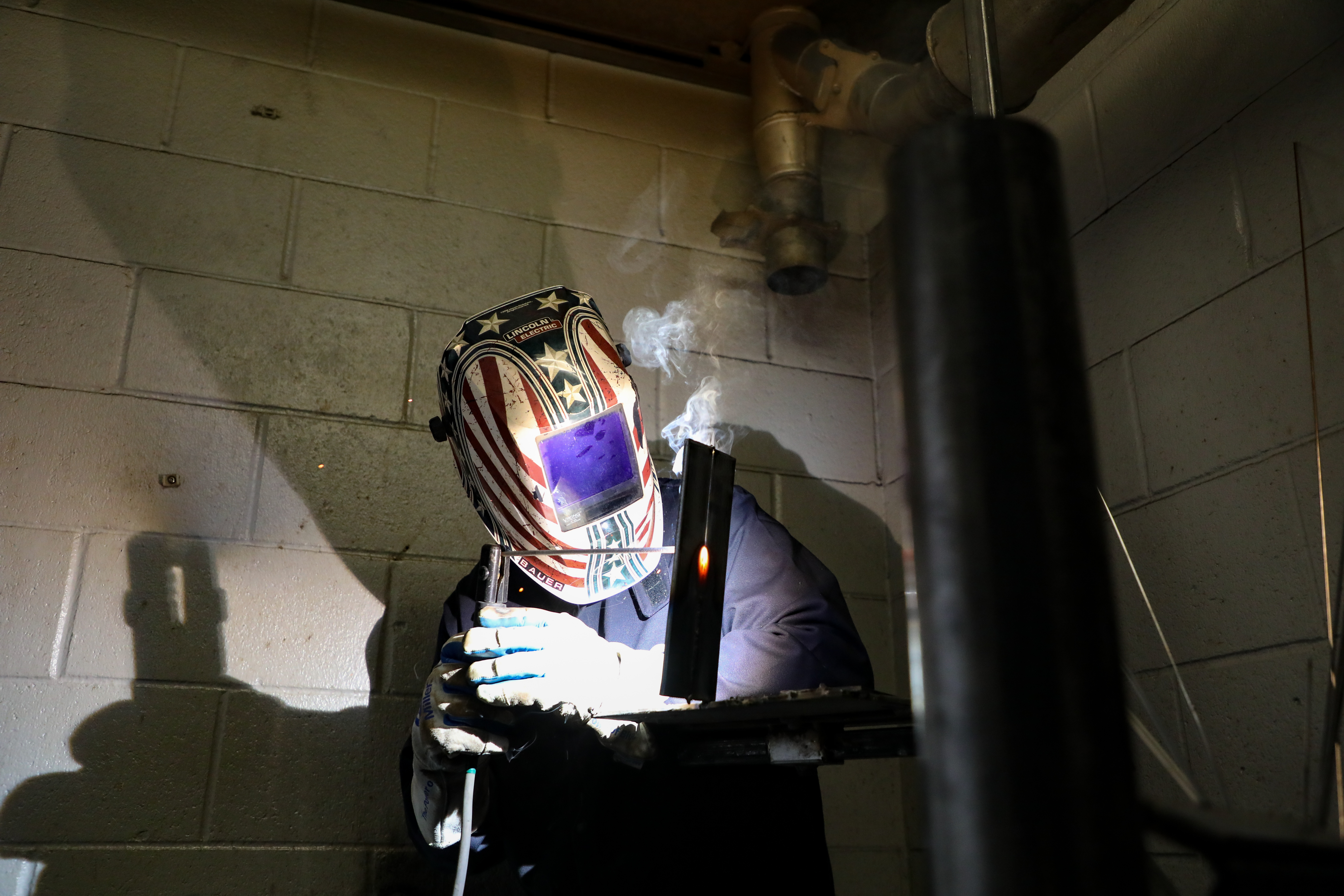 Operation Next student welds