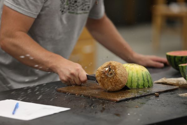 Coconut milk flies at Foregathon