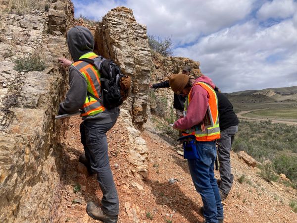 Students conduct field work