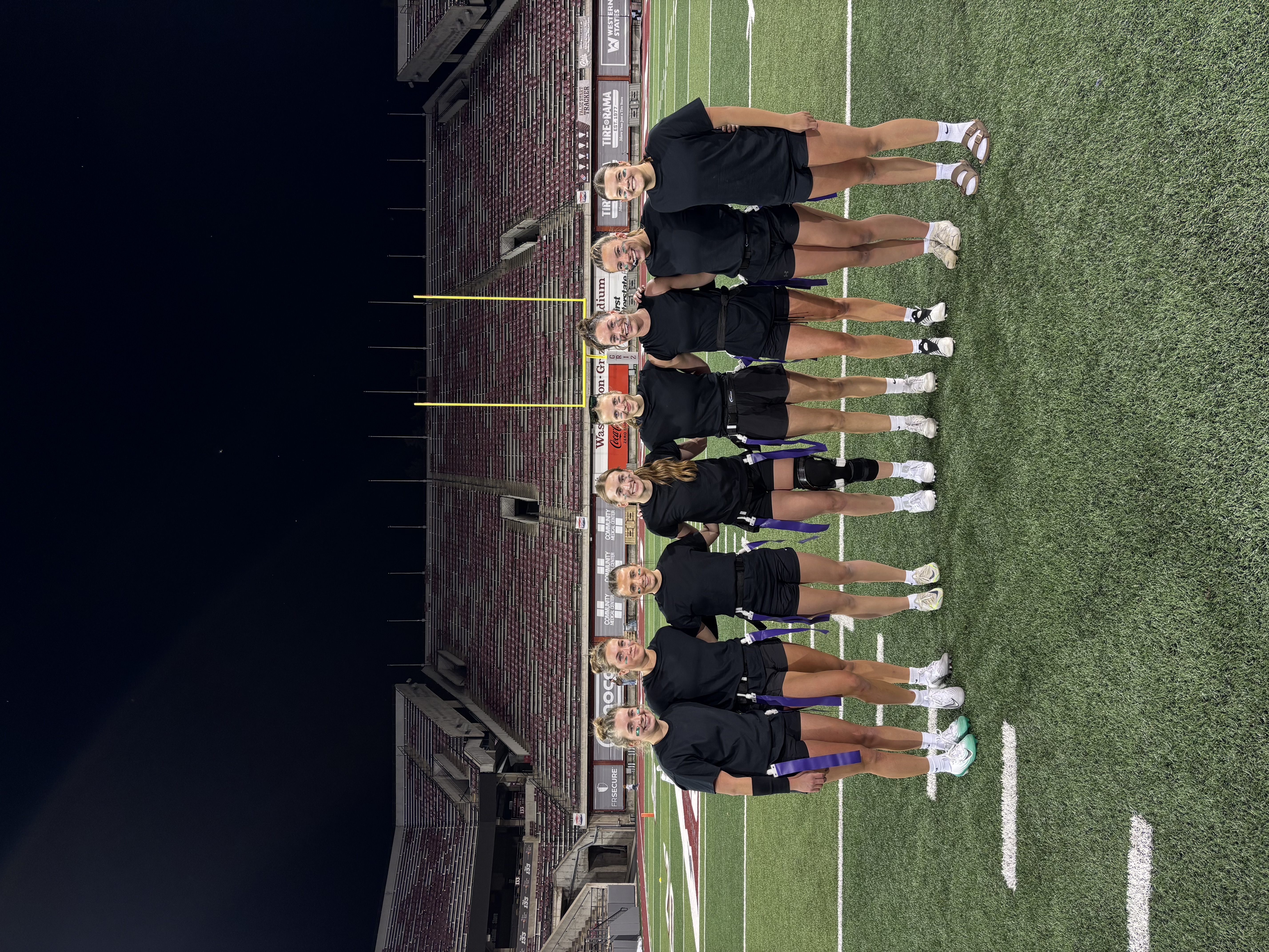 The team at Washington Grizzly stadium. 