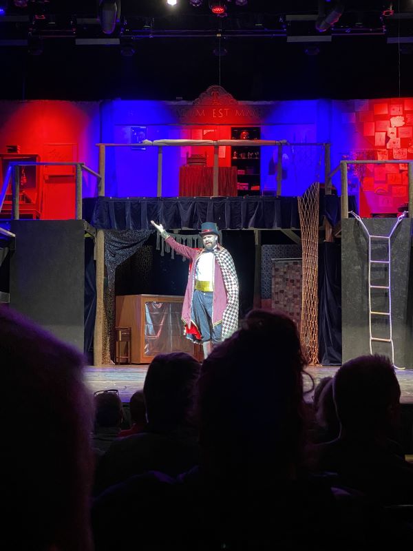 Grant Wallace on stage