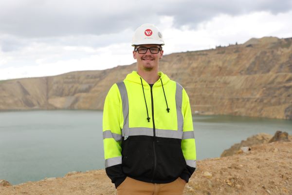 Matthew Ingersoll at the Berkeley Pit 