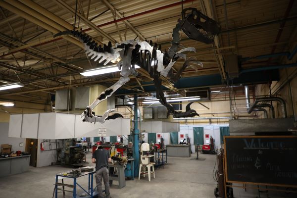 Welded dinosaur