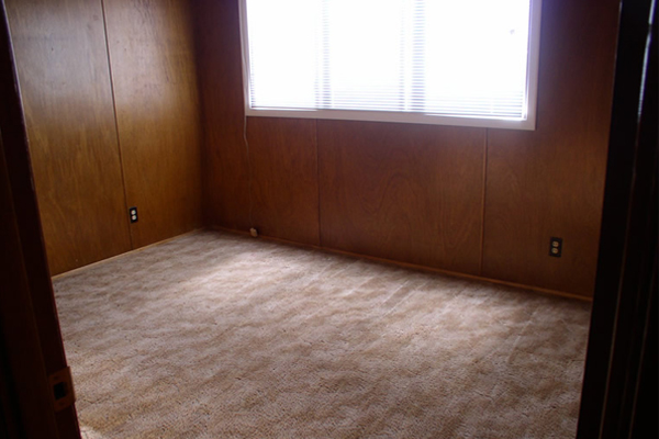 Bedroom in the Montana Tech campus apartments